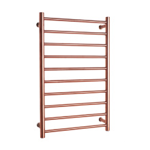 2020 New Design Gold Rose wall mounted Electric Heated Towel Rail in bathroom